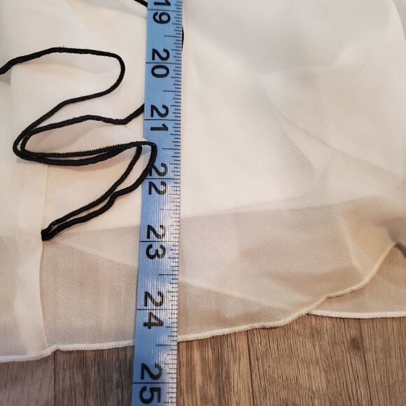 A. Byer medium womens sheer tank top blouse - Picture 6 of 9